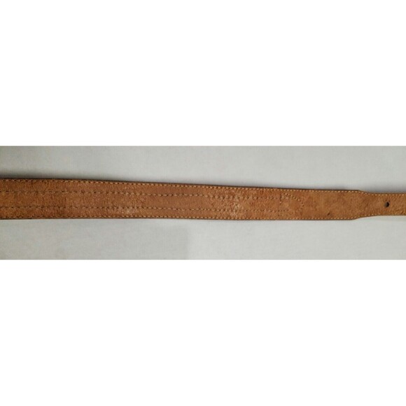 REI Womens Beaded Leather Waist Belt Brown Multicolor Colorful #309025 Size M - Picture 12 of 12